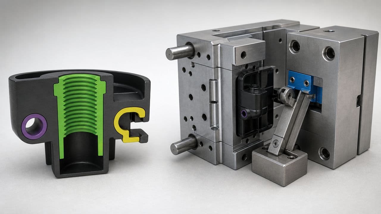 Undercuts in Injection Molding: Design Tips & Costs