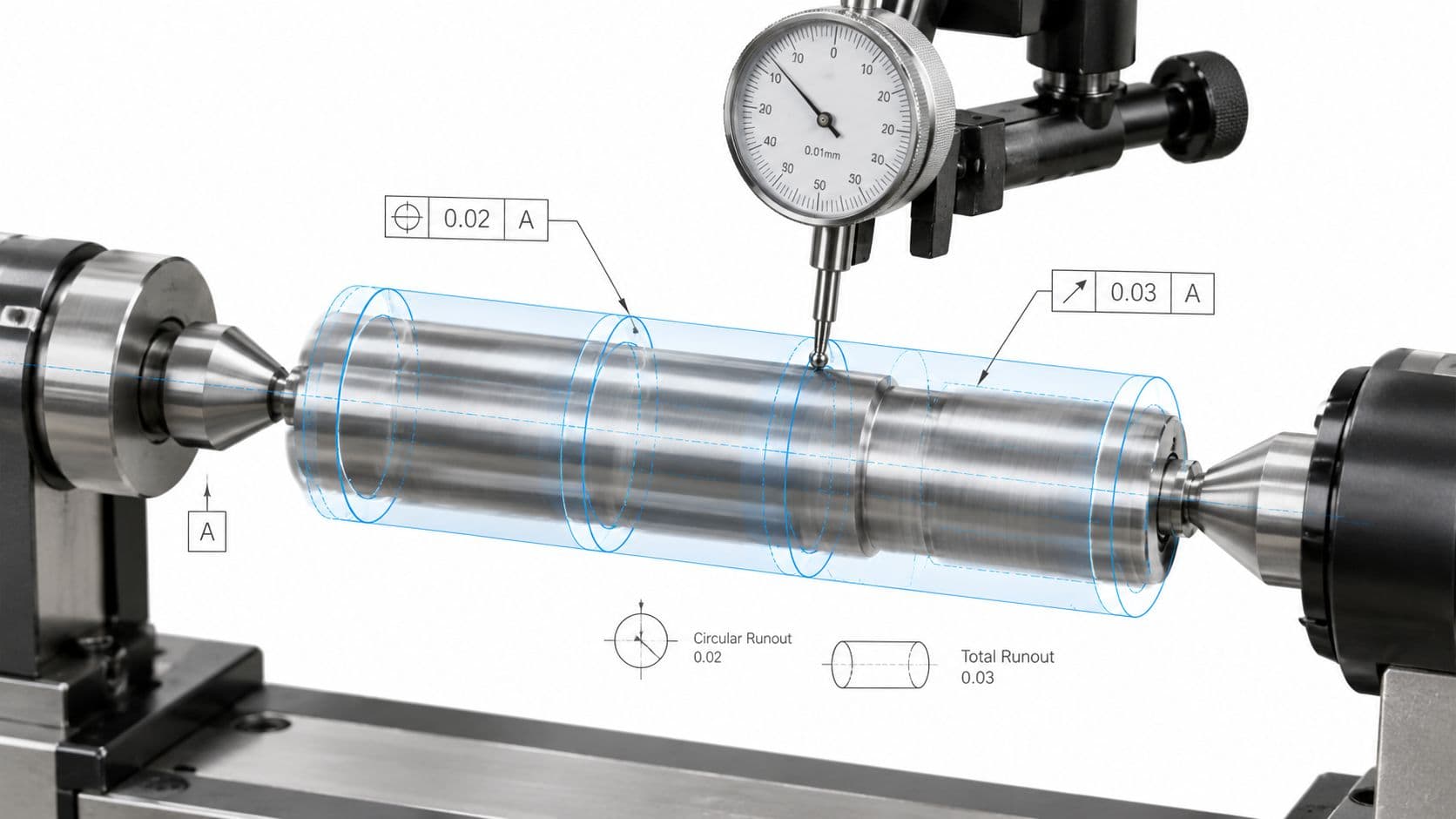 Geometric Tolerancing Runout: Symbols and Callouts