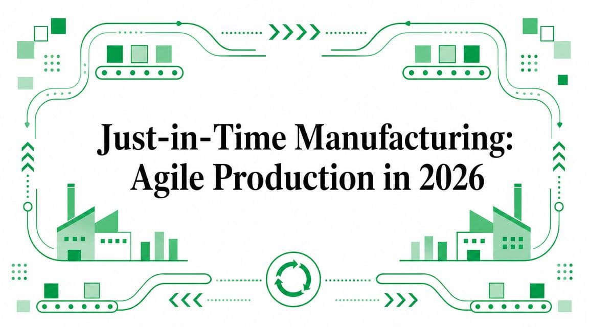 Just-in-Time Manufacturing: Agile Production in 2026