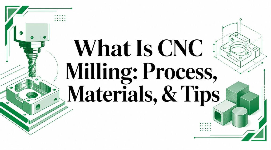 What Is CNC Milling: Process, Materials, & Tips