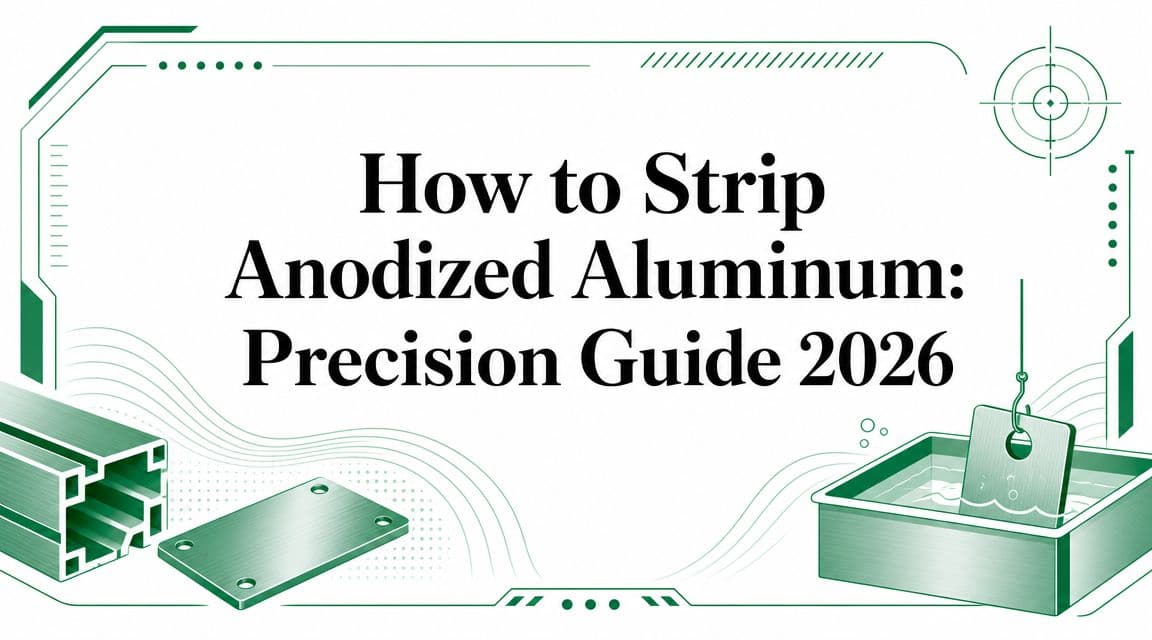 How to Strip Anodized Aluminum: Precision Guide 2026